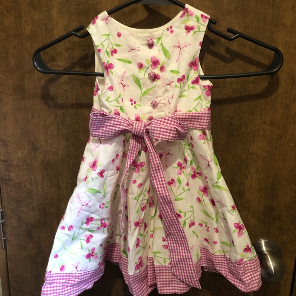 Adorable Jillian’s Closet Butterfly Print 2 PC Summer Sleeveless Dress EUC 12 M